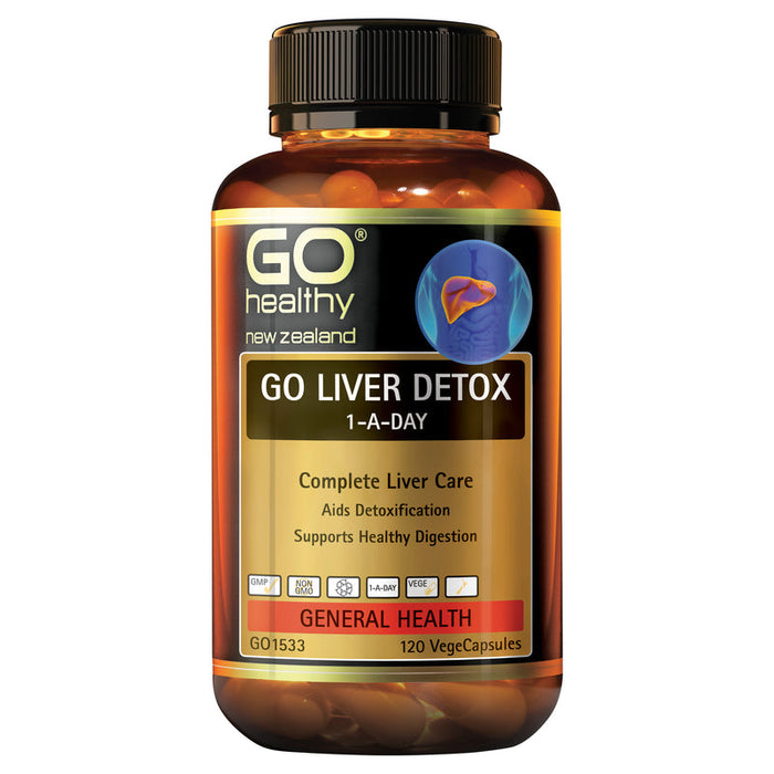 GO Healthy GO Liver Detox 1-A-Day Capsules 120