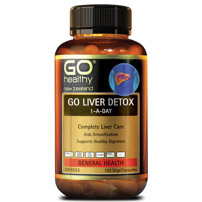 GO Healthy GO Liver Detox 1-A-Day Capsules 120