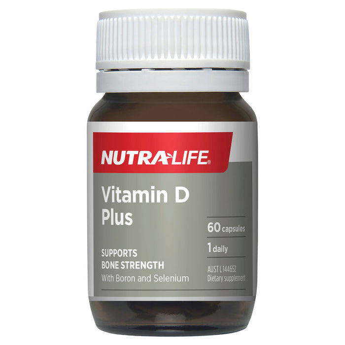 Nutralife Vitamin D3 1000IU+ Capsules 60