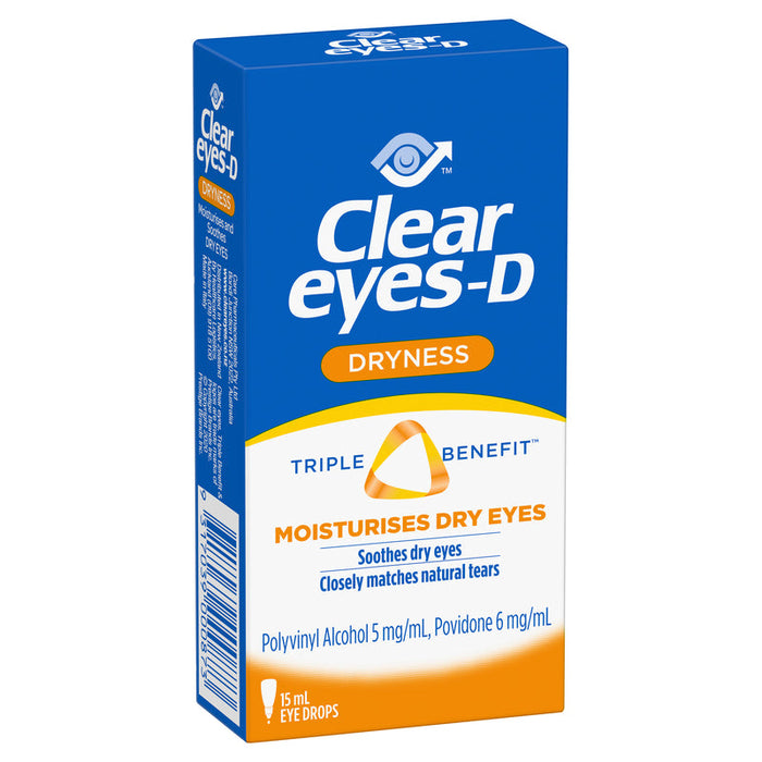 Clear Eyes-D Dryness Drops 15ml