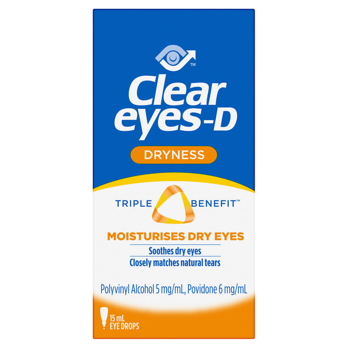 Clear Eyes-D Dryness Drops 15ml