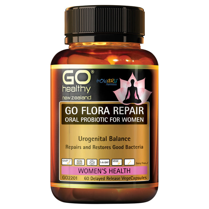 GO Healthy GO Flora Repair Capsules 60