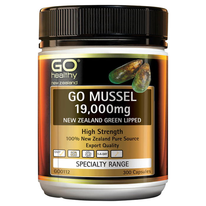 GO Healthy GO Mussel 19,000mg VegeCaps 300