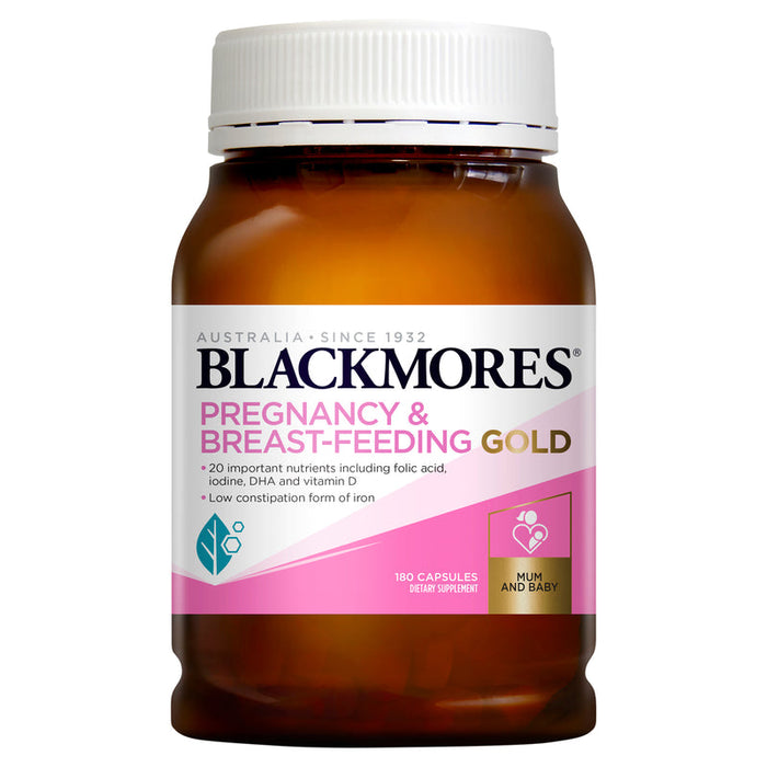 Blackmores Pregnancy & Breast-Feeding GOLD Capsules 180