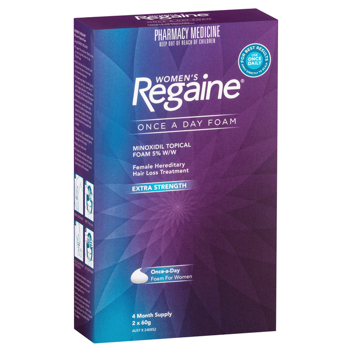 Regaine for Women Extra Strength FOAM 120g - 4 Months Supply