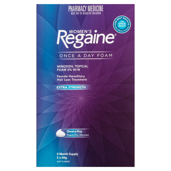 Regaine for Women Extra Strength FOAM 120g - 4 Months Supply