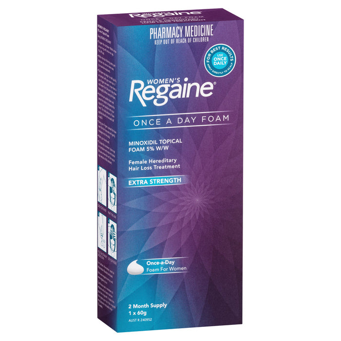 Regaine for Women Extra Strength FOAM 60g - 2 Months Supply