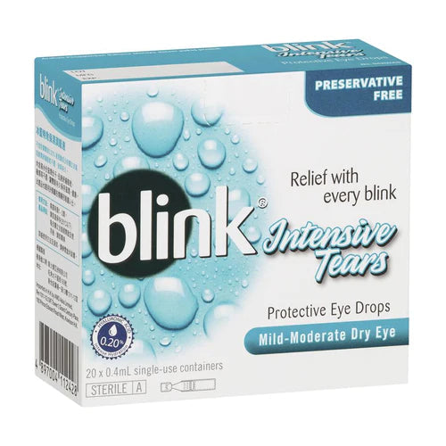 Blink Intensive Tears 0.4 x 20 Vials