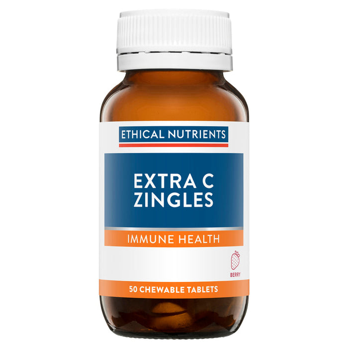 Ethical Nutrients Immune Health - Extra C Zingles Chewable Tablets 50 - Berry