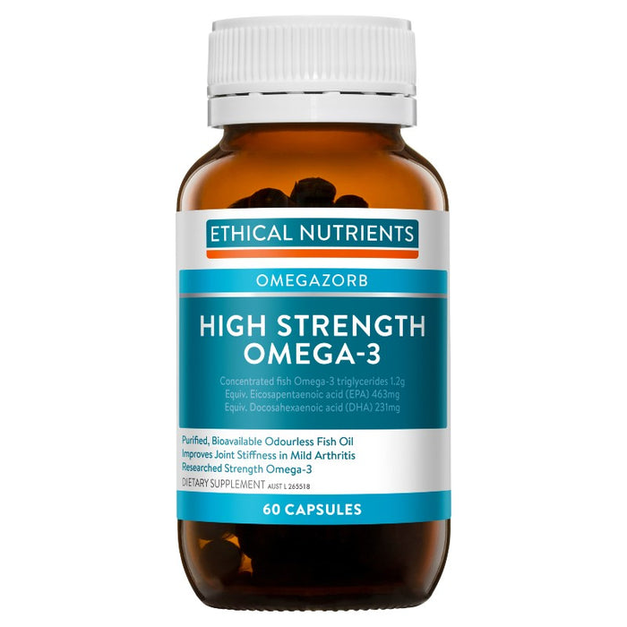 Ethical Nutrients Omega - High Strength Omega-3 Capsules 60