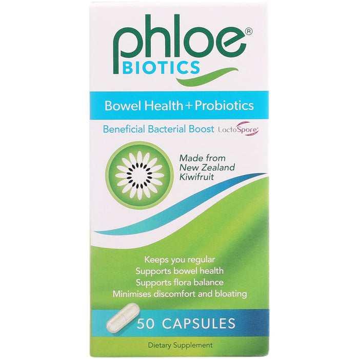 Phloe Biotics Bowel Health + Probiotics Capsules 50