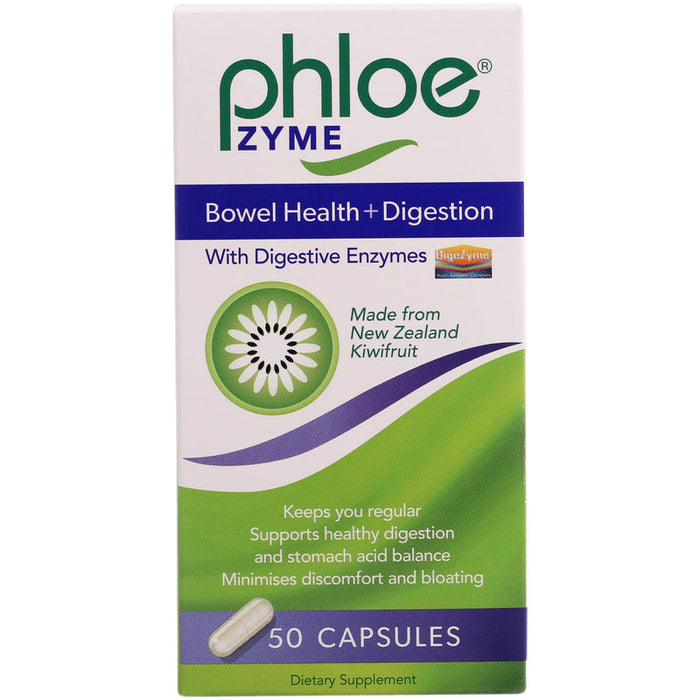 Phloe Zyme Bowel Health + Digestion Capsules 50