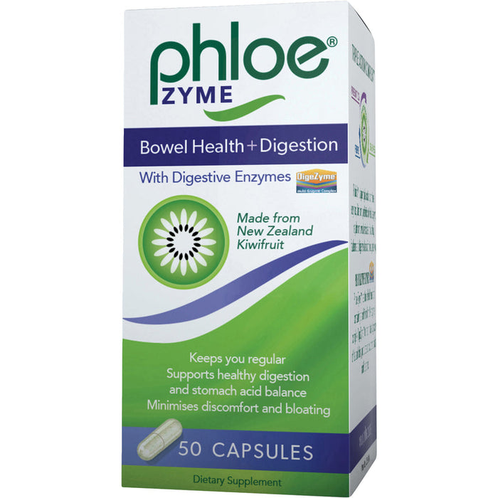 Phloe Zyme Bowel Health + Digestion Capsules 50