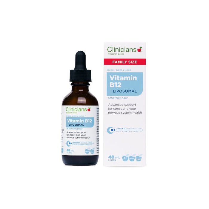 Clinicians Vitamin B12 Liposomal Liquid Drops 48ml