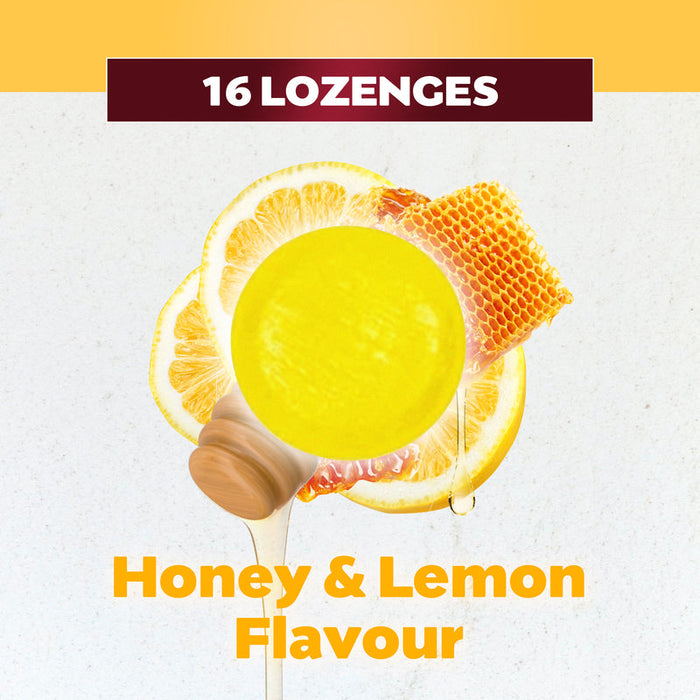 BETADINE Sore Throat Lozenges Honey & Lemon 16s