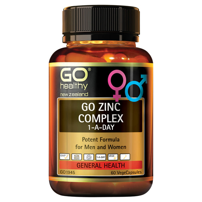 GO Healthy GO Zinc Complex 1-A-Day Capsules 60