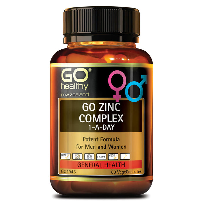 GO Healthy GO Zinc Complex 1-A-Day Capsules 60