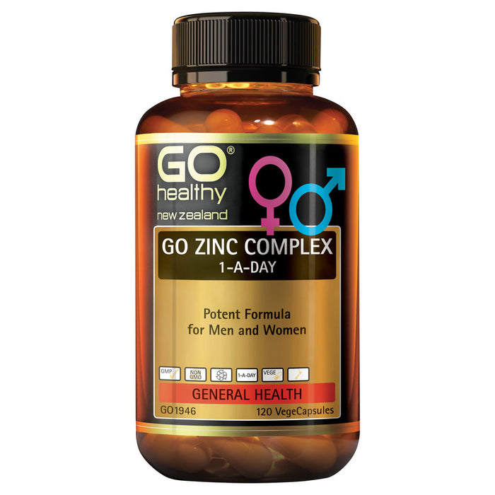 GO Healthy GO Zinc Complex 1-A-Day Capsules 120