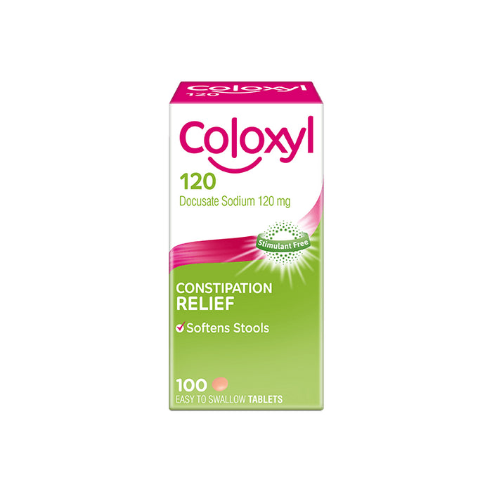 Coloxyl 120mg Constipation Relief Tablets 100