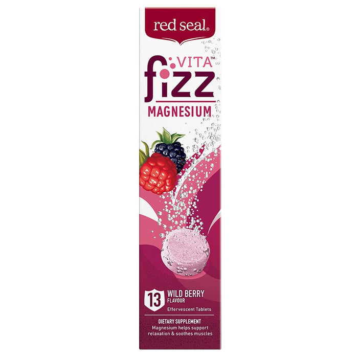 Red Seal VitaFizz Magnesium Effervescent Tablets 13 - Wild Berry