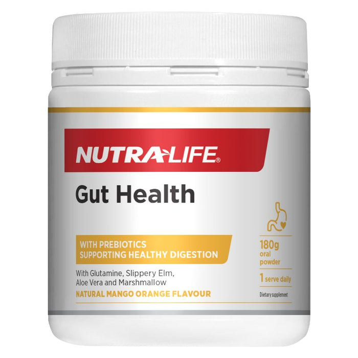 Nutralife Gut Health Oral Powder 180g - Mango Orange