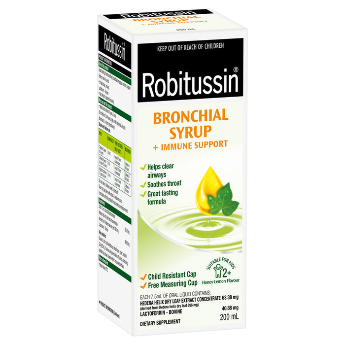 Robitussin Bronchial Syrup + Immune Support 200ml