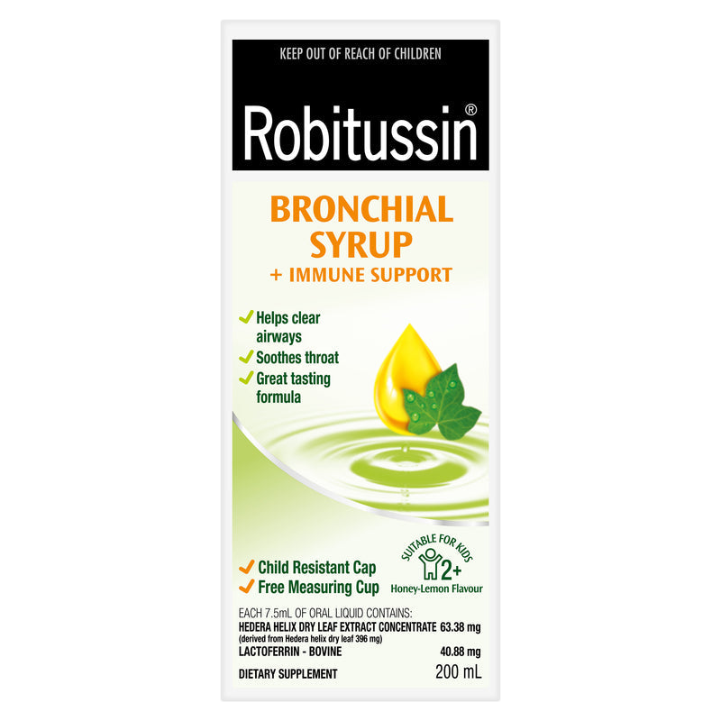 Robitussin Bronchial Syrup + Immune Support 200ml