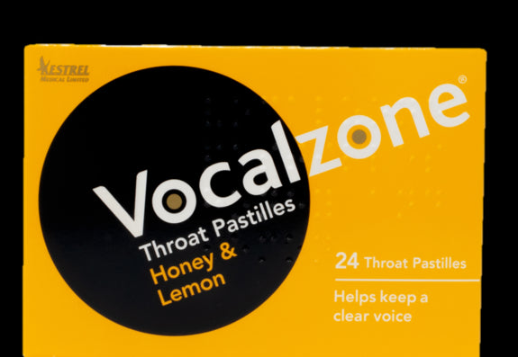 Vocalzone Throat Pastilles 24 - Honey & Lemon