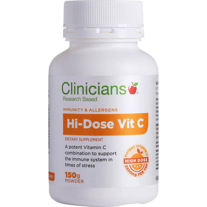 Clinicians Hi-Dose Vit C Powder 150g