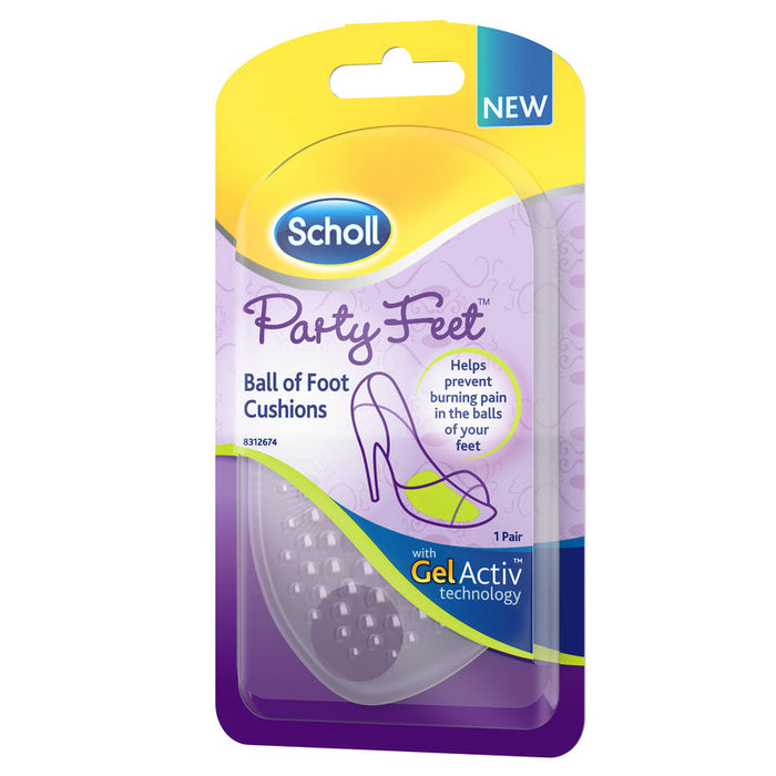 Scholl Party Feet Ball Of Foot Cushions 1 Pair