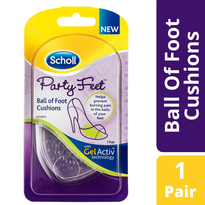 Scholl Party Feet Ball Of Foot Cushions 1 Pair