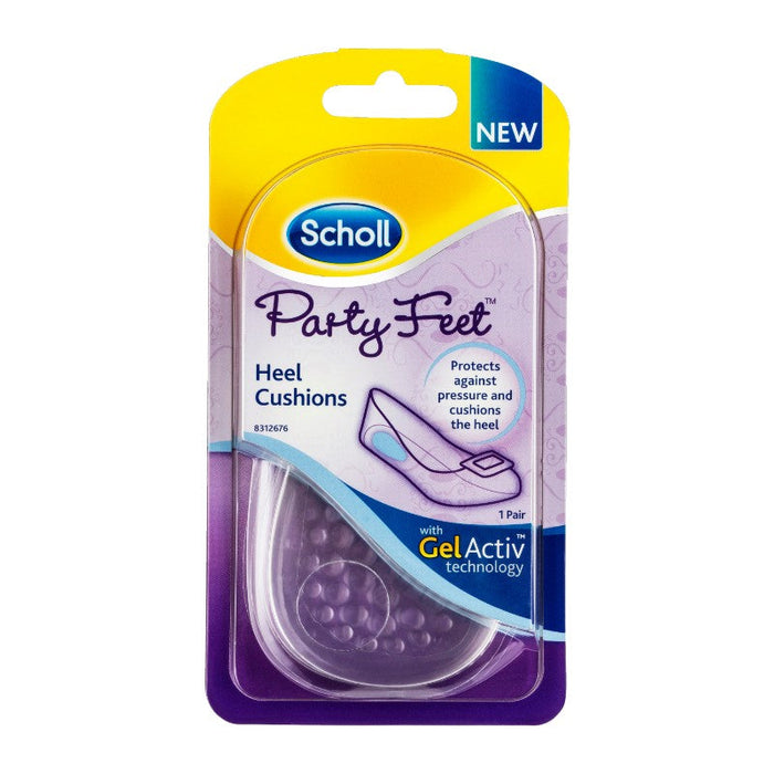 Scholl Party Feet Heel Cushions 1 Pair