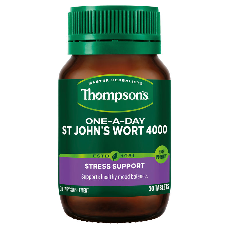 Thompsons St Johns Wort 4000 One-a-Day Tablets 30 – image 1