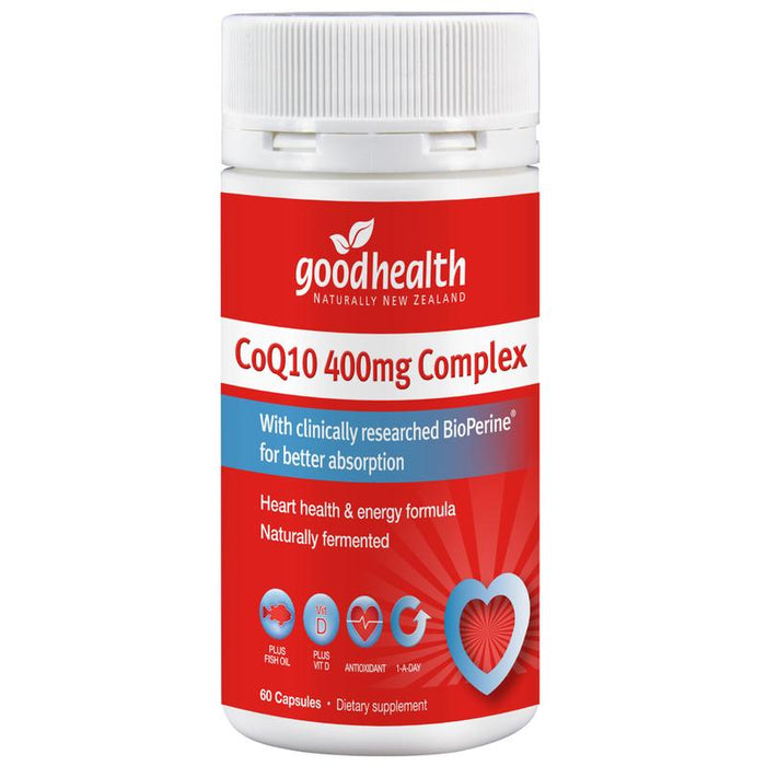 Good Health CoQ10 400mg Complex Capsules 60