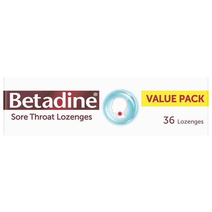 BETADINE Sore Throat Lozenges Menthol & Eucalyptus 36s