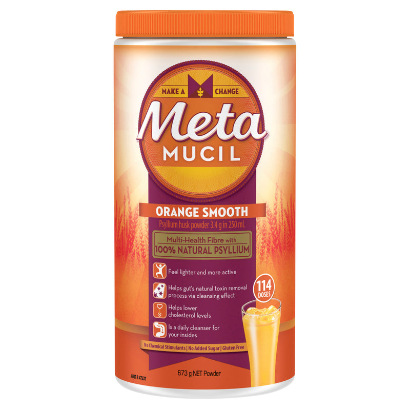 Metamucil Orange Smooth Powder 673g