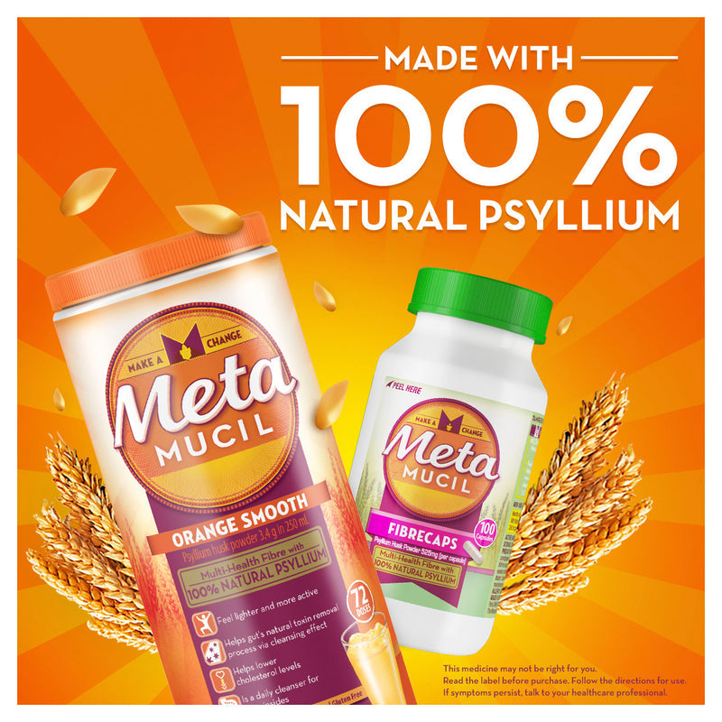 Metamucil Orange Smooth Powder 673g