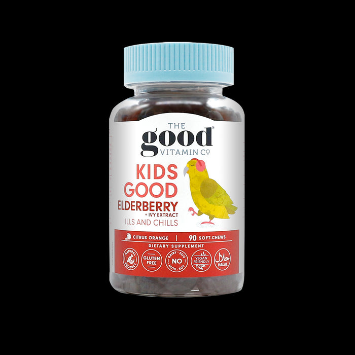 The Good Vitamin CO Kids Good Elderberry + Ivy Extract Soft Chews 90 - Citrus Orange