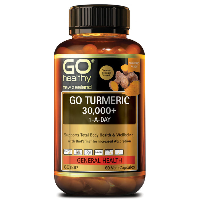 GO Healthy GO Turmeric 30,000+ 1-A-Day Capsules 60