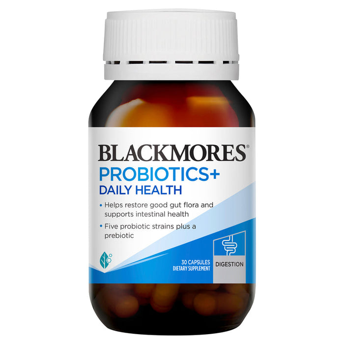 Blackmores Probiotics+ Daily Health Capsules 30