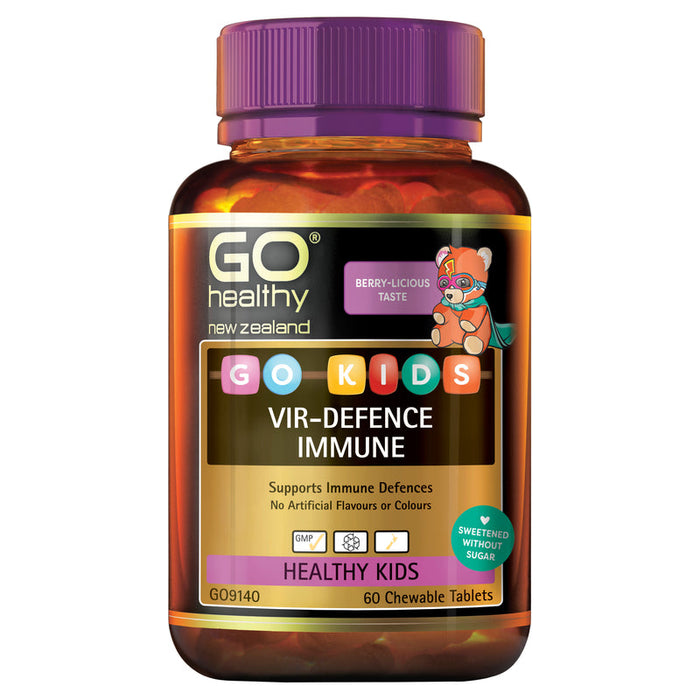 GO Healthy GO Kids Vir-Defence Immune Chewable Tablets 60