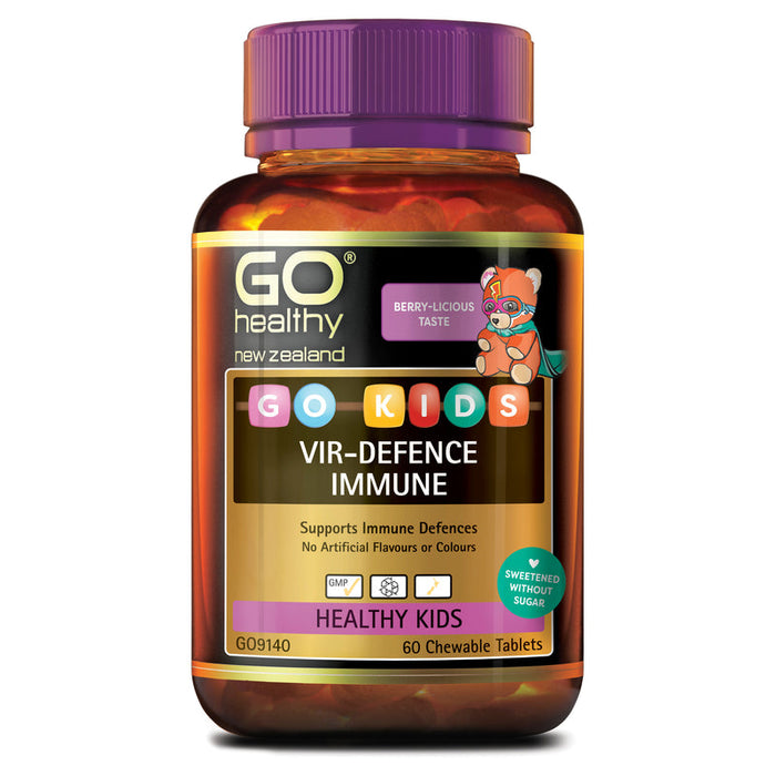 GO Healthy GO Kids Vir-Defence Immune Chewable Tablets 60