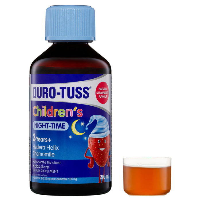 Duro-Tuss Childrens Night-Time 3 Years+ 200ml - Strawberry