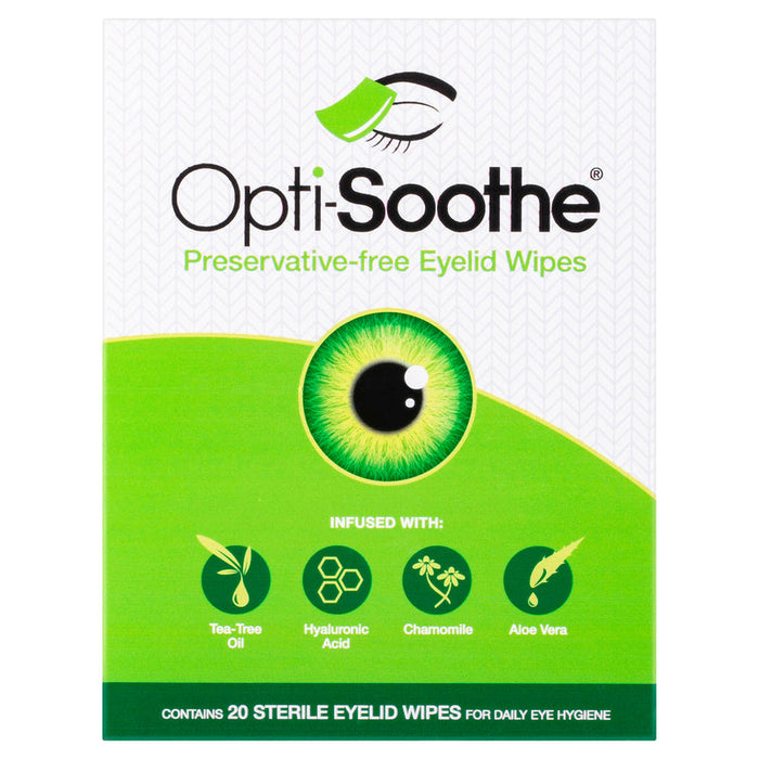 Opti-Soothe EYELID WIPES 20s