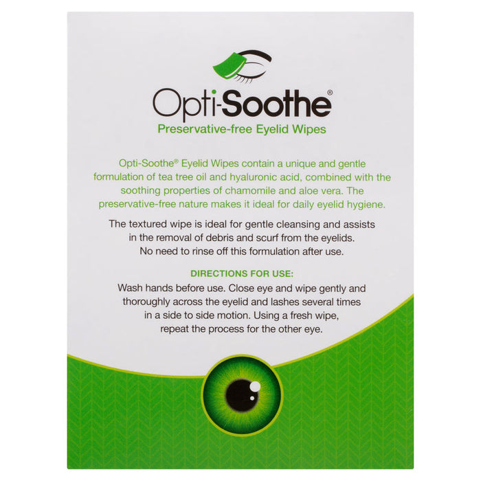 Opti-Soothe EYELID WIPES 20s