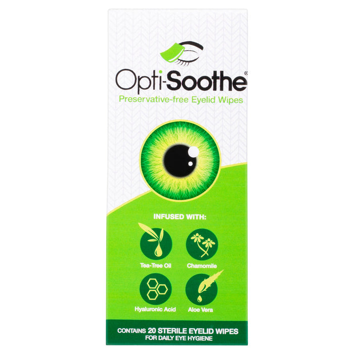 Opti-Soothe EYELID WIPES 20s