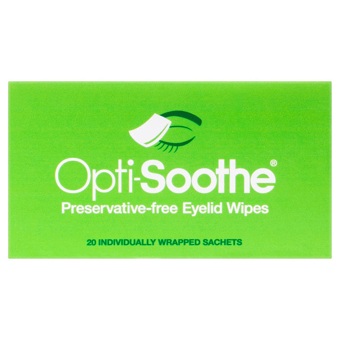 Opti-Soothe EYELID WIPES 20s