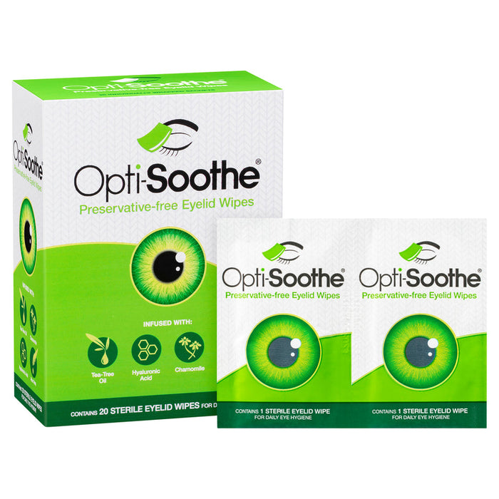 Opti-Soothe EYELID WIPES 20s