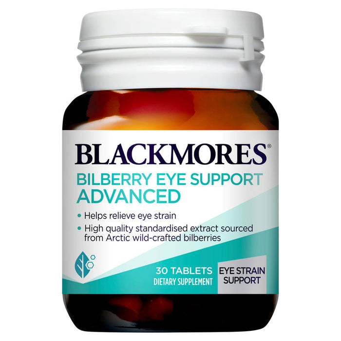 Blackmores Bilberry Eye Support Advanced Tablets 30