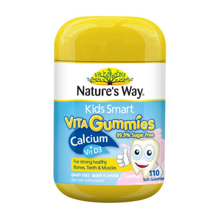 Natures Way NZ - Kids Smart Vita Gummies Calcium + Vit D3 110